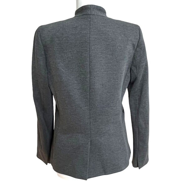 J Crew Going Out Blazer Stretch Twill Gray Heather Dove Womens Tall 2T 2 tall - Picture 4 of 14